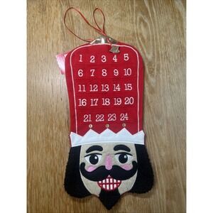 Ashland Nutcracker Advent Calendar Christmas Wall Decor New!